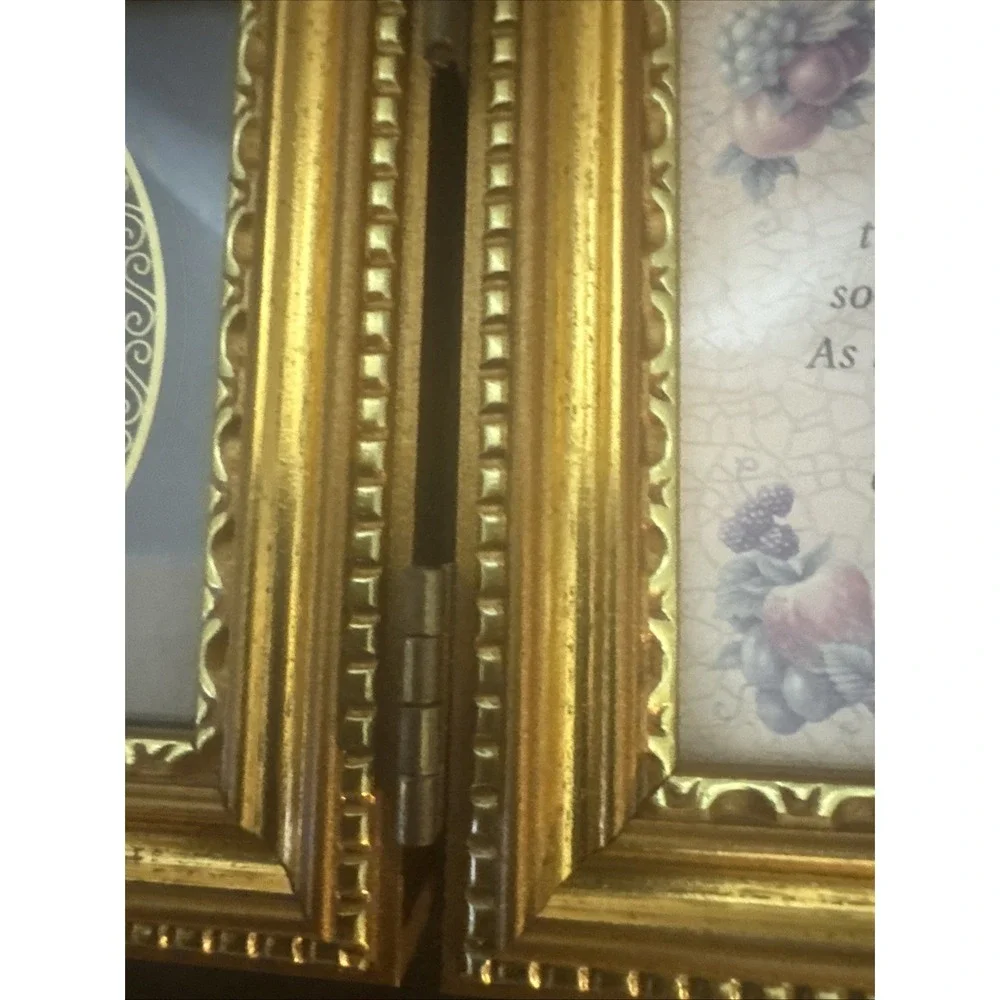 Heartfelt Collection Kathy Seek Friend Framed Art Flowers Framed John 15 8-9 EUC